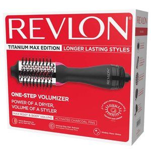 Revlon RVDR5282CT One-Step Hair Dryer Comb and Volumizer Titanium Max Edition